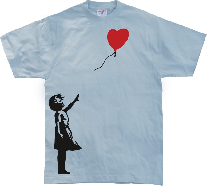 Girl With Balloon T-shirt