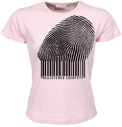 Registered Identity Girly T-shirt