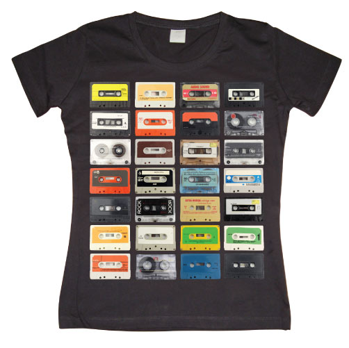 Mixed Tapes Girly T-shirt