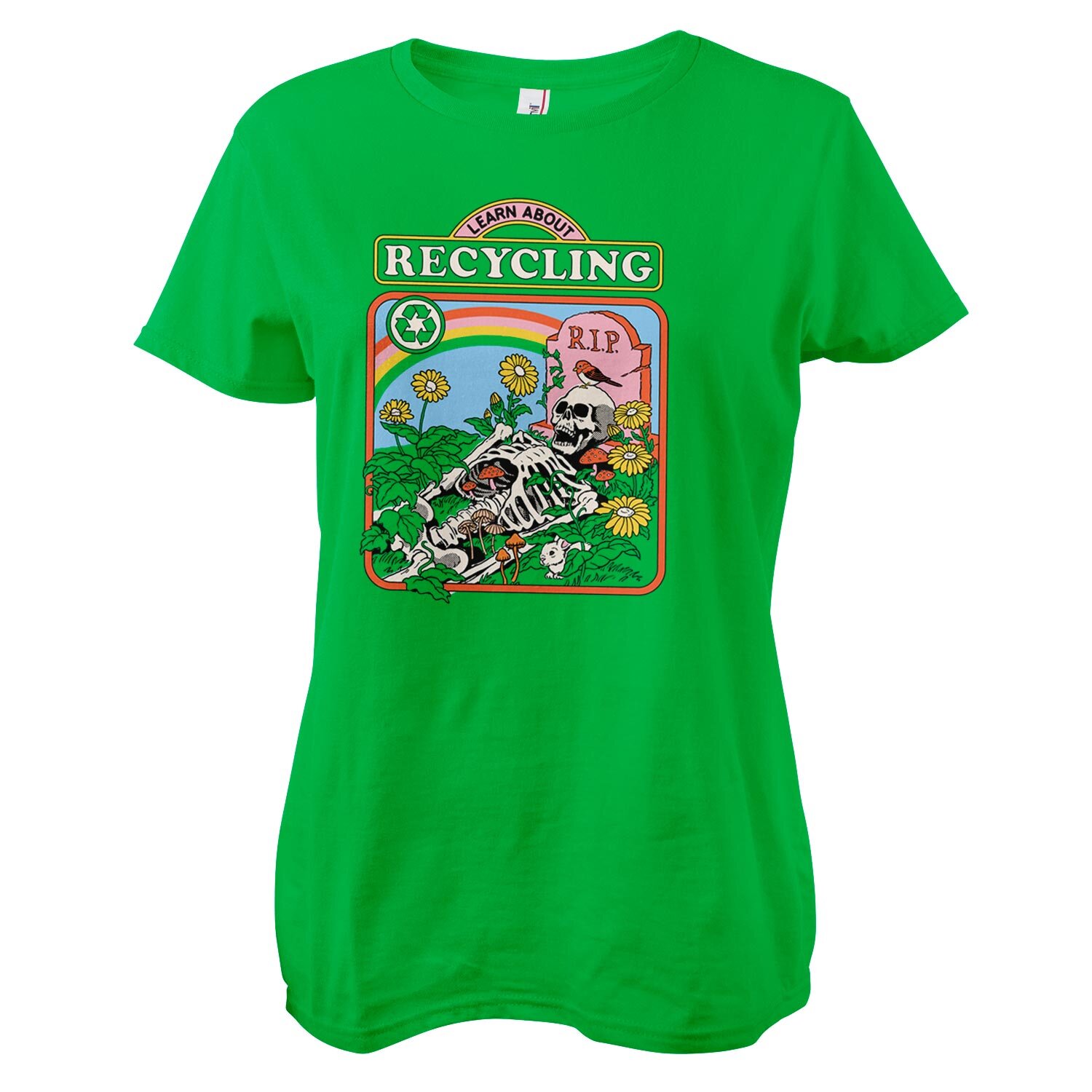 Learn About Recycling Girly Tee