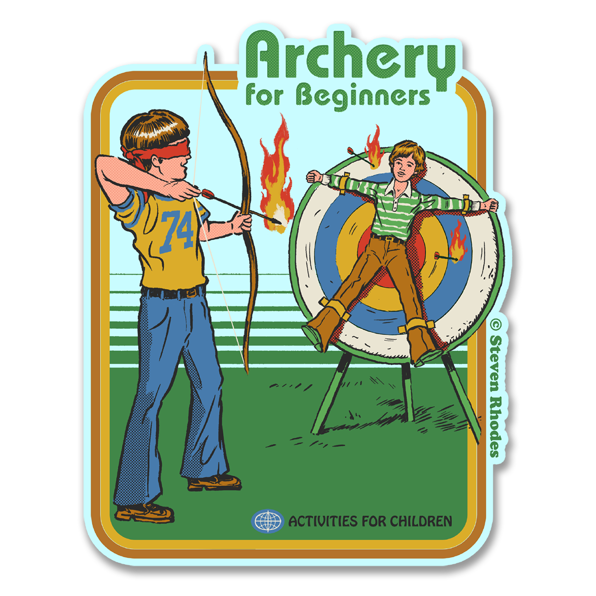 Steven Rhodes - Archery For Beginners Sticker