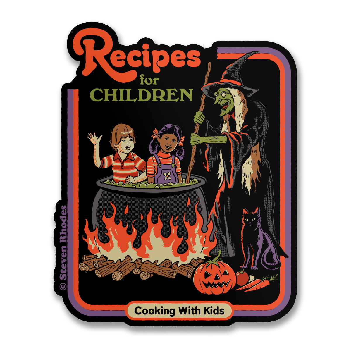 Steven Rhodes - Recipes For Children Sticker