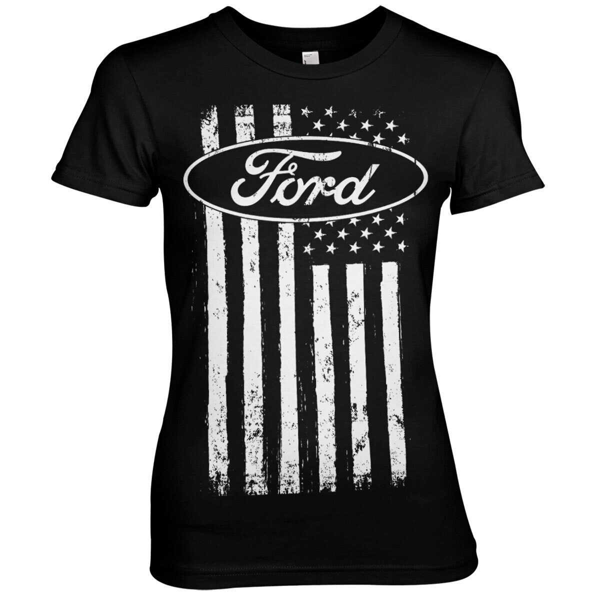 Ford American Flag Girly Tee
