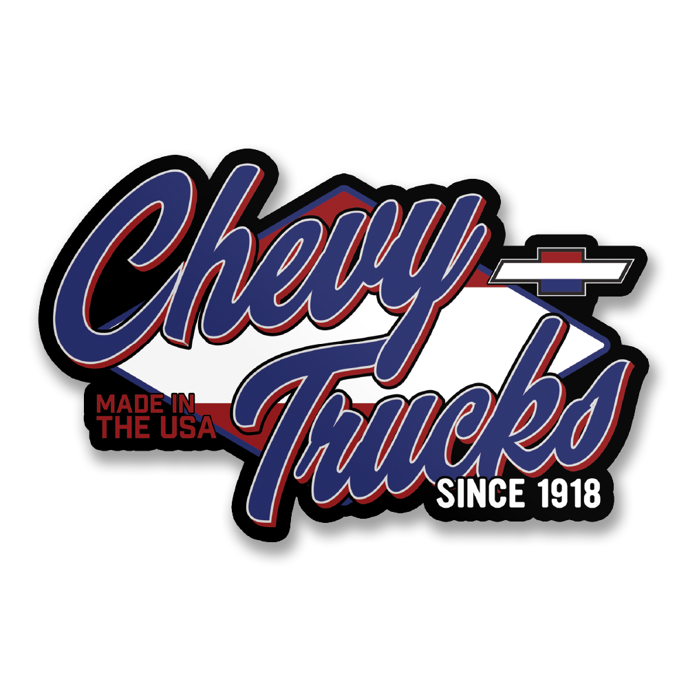 Chevy Trucks - Since 1918 Sticker