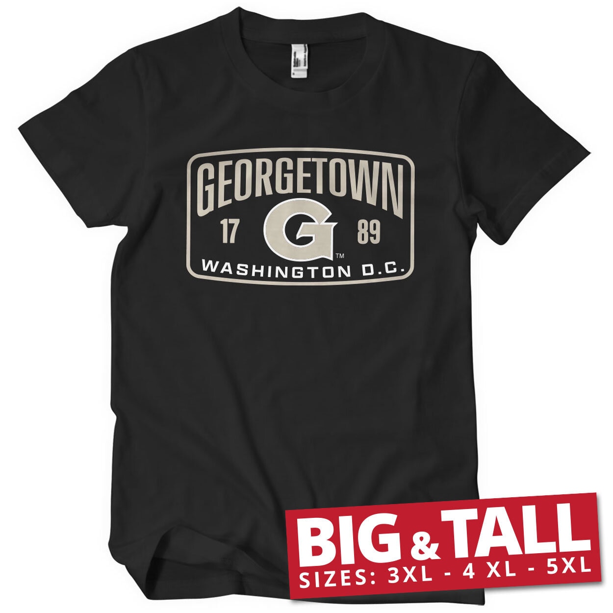 Georgetown Since 1789 Big & Tall T-Shirt