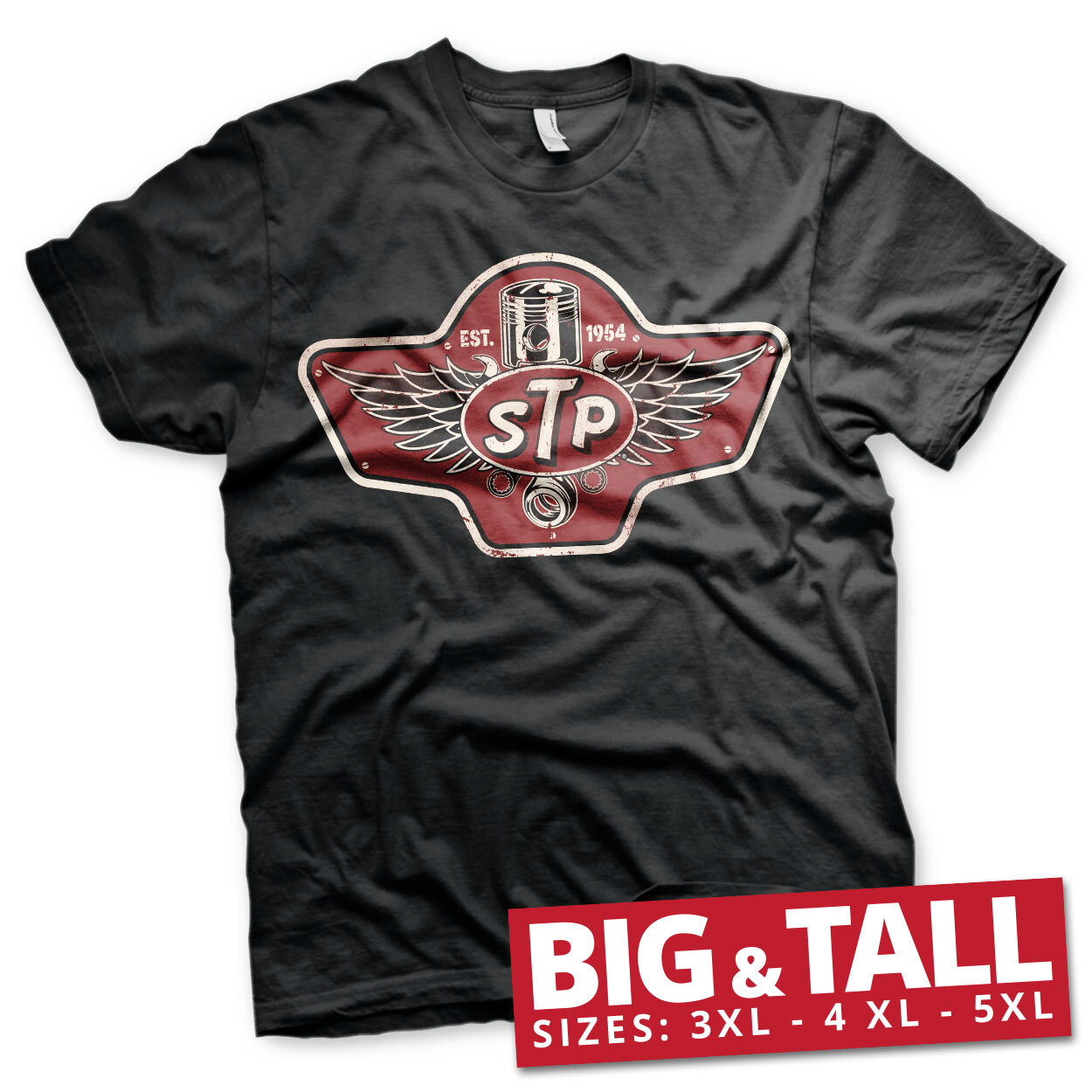 STP Piston Emblem Big & Tall T-Shirt