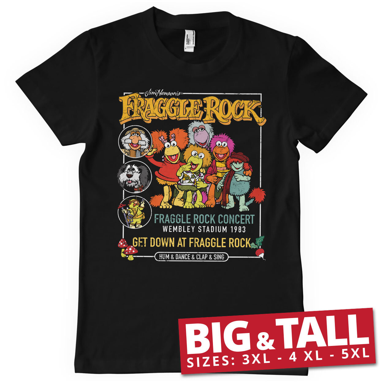 Fraggle Rock Concert Big & Tall T-Shirt