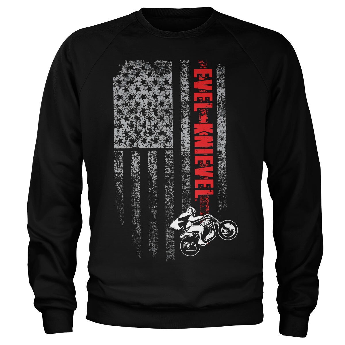 Evel Knievel Flag Sweatshirt