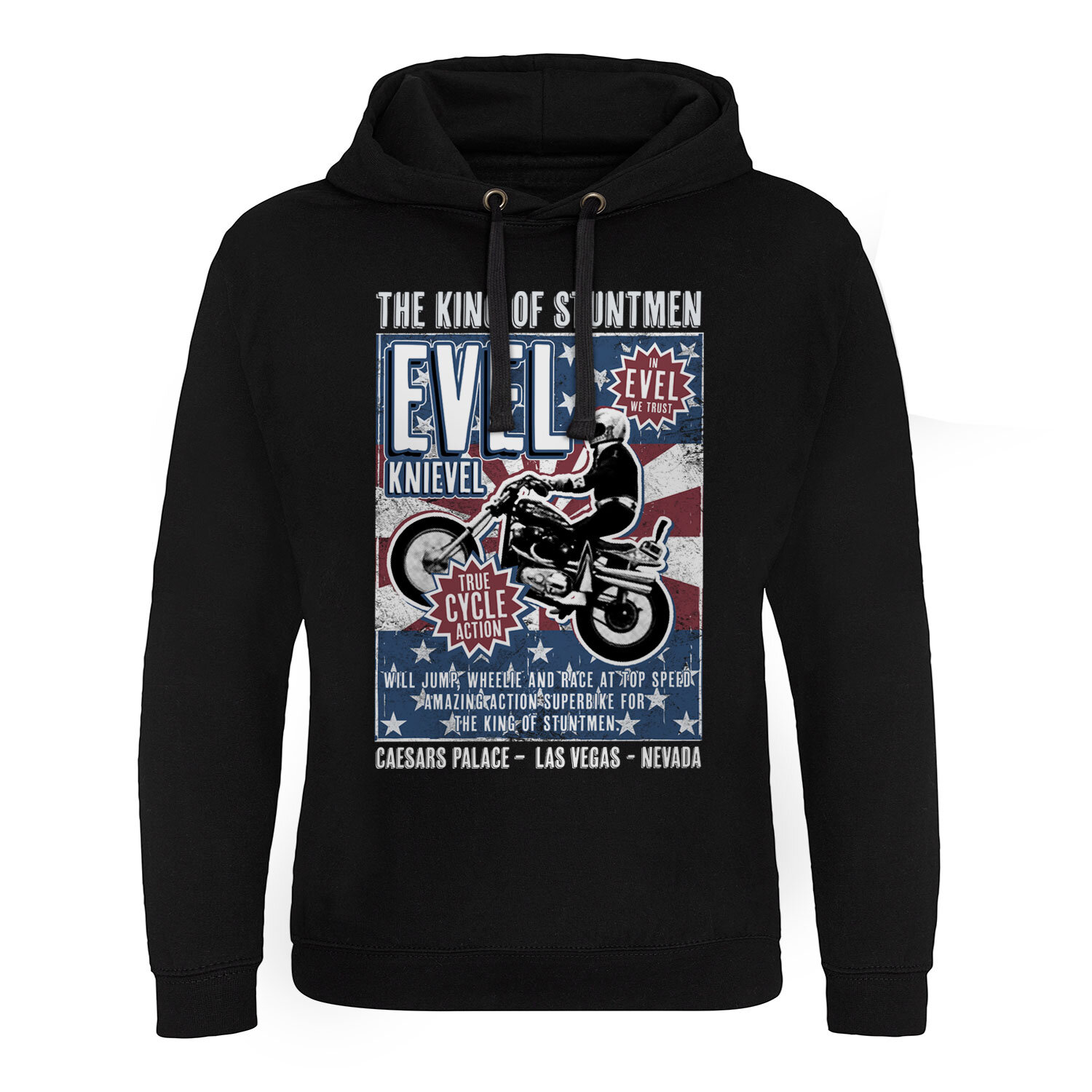 Evel Knievel Poster Epic Hoodie