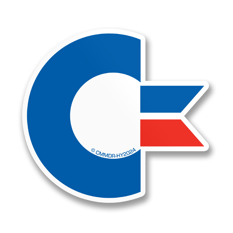Commodore Logo Sticker