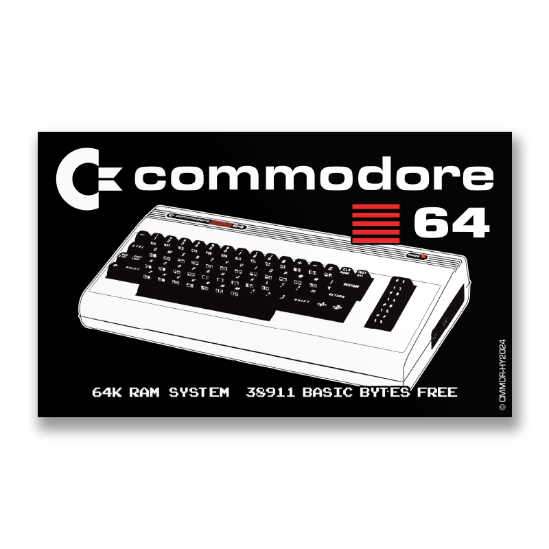 Commodore Keyboard Sticker