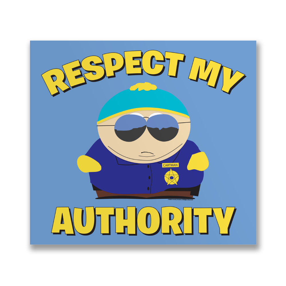 Respect My Authority Sticker