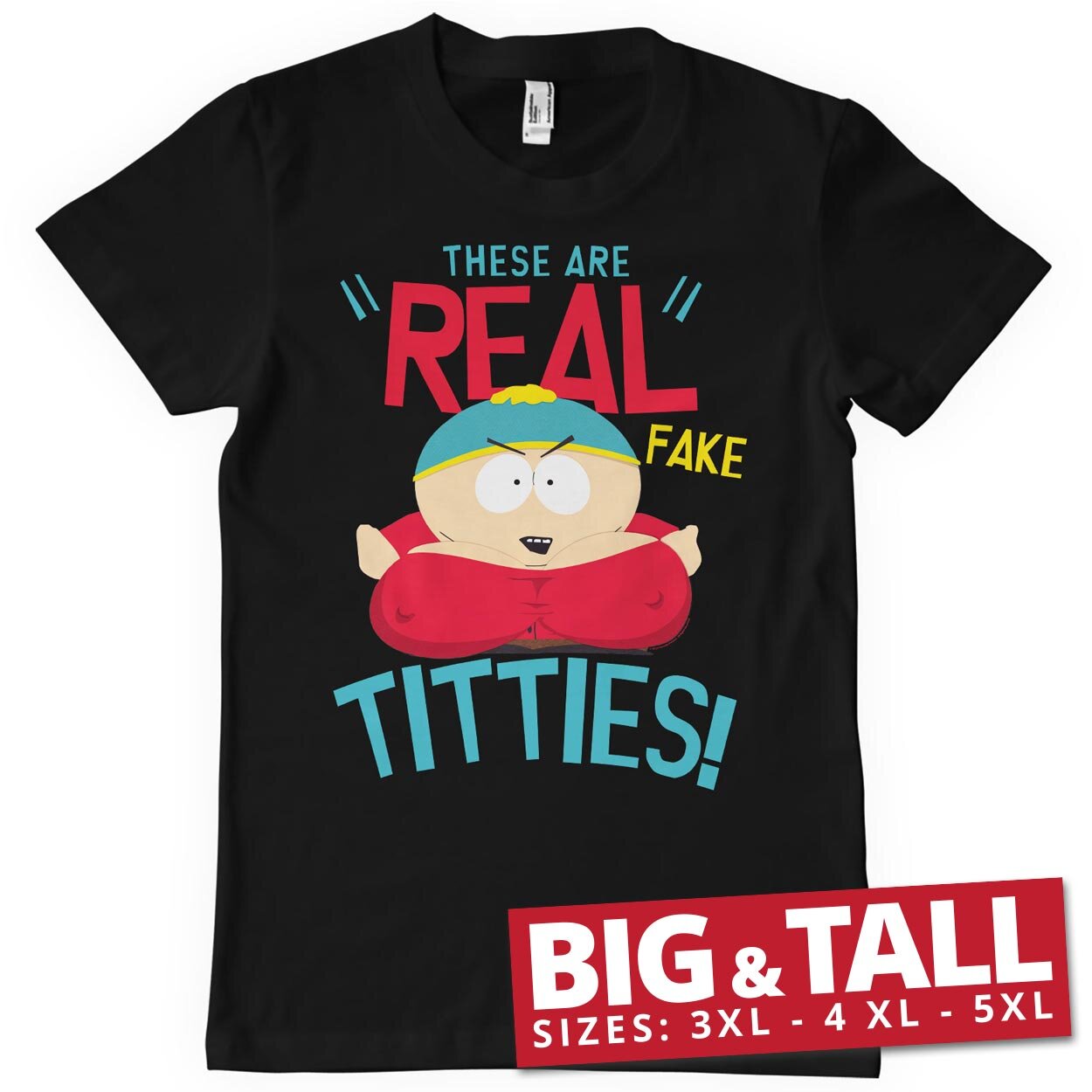 These Are Real Fake Titties Big & Tall T-Shirt