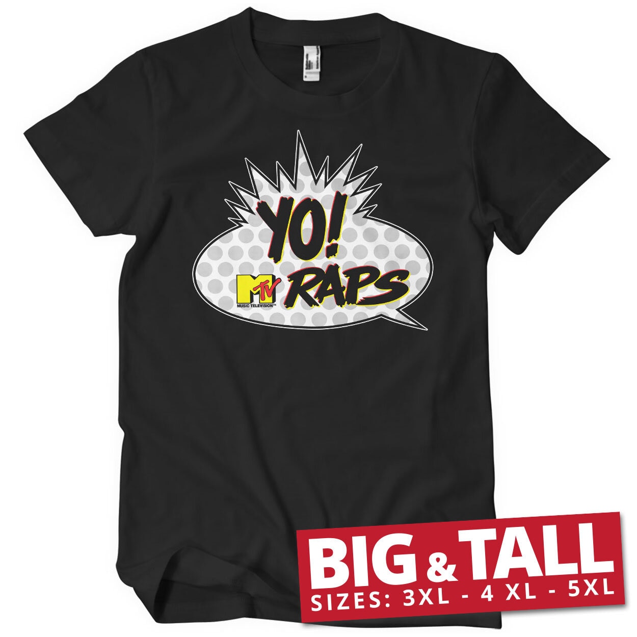 Yo! MTV Raps Classic Logo Big & Tall T-Shirt