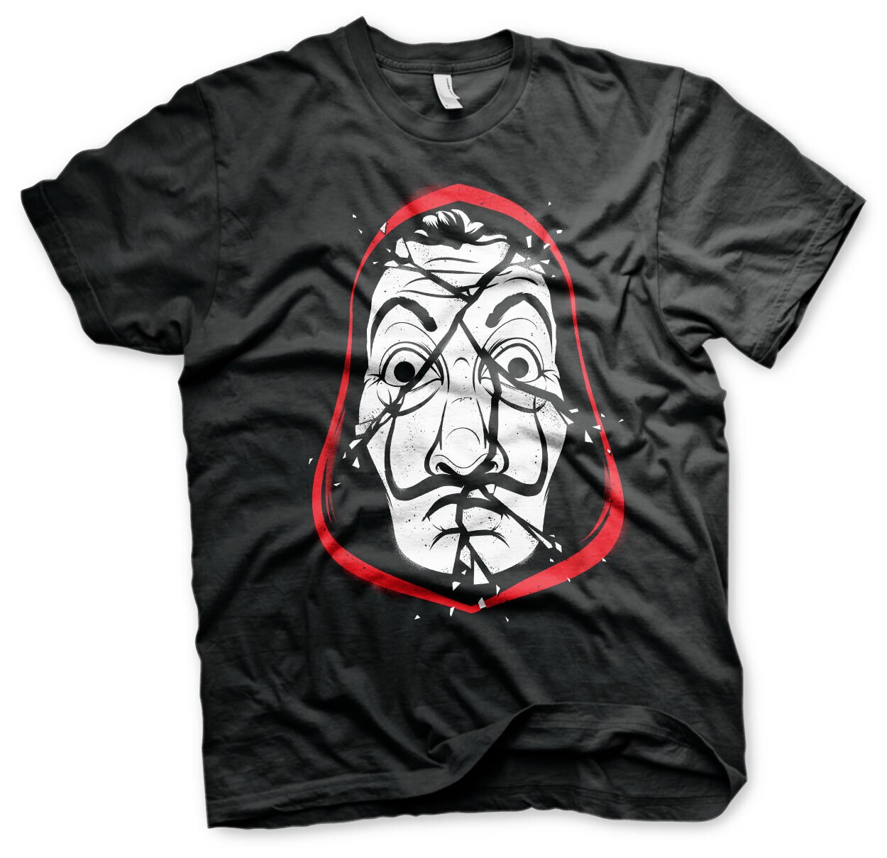 La Casa De Papel Cracked Mask T-Shirt