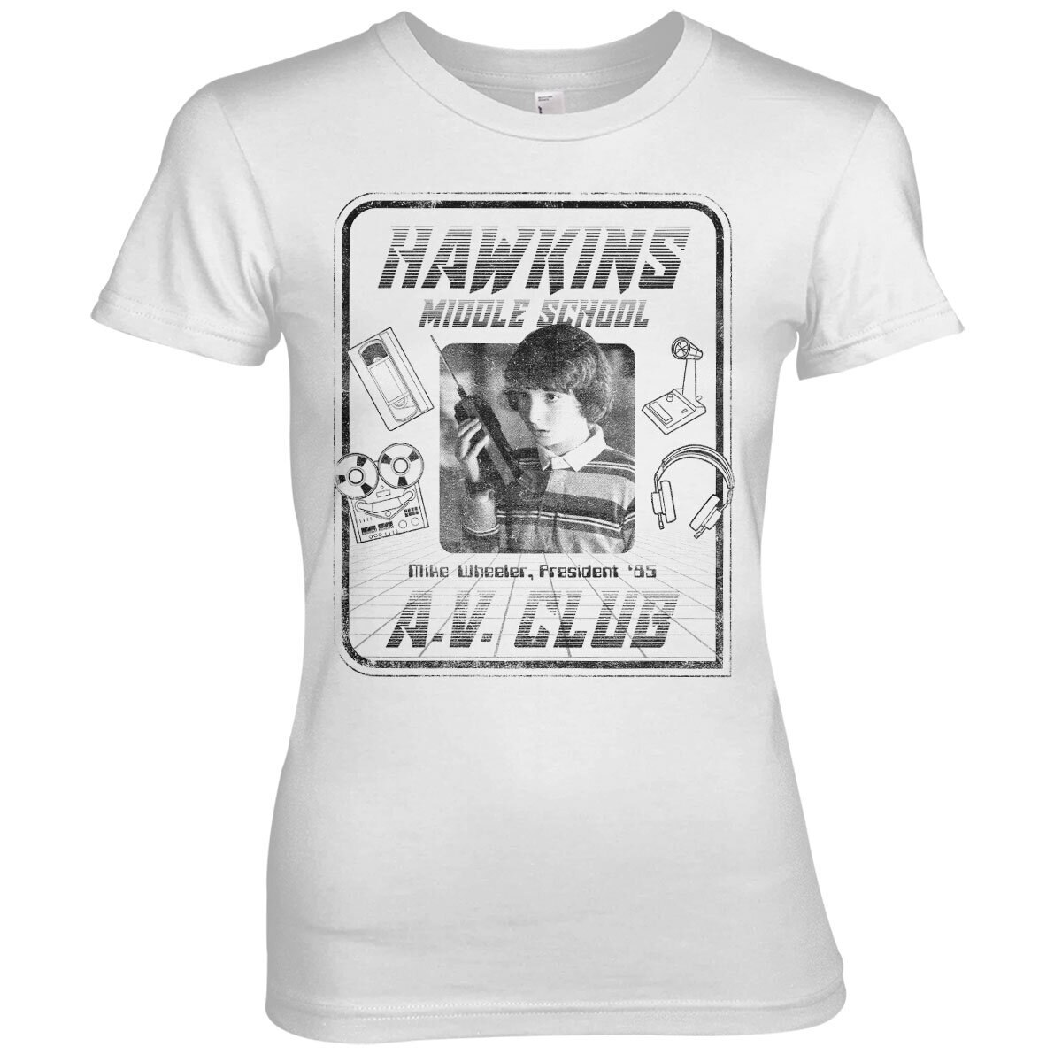Hawkins A.V. Club Girly Tee
