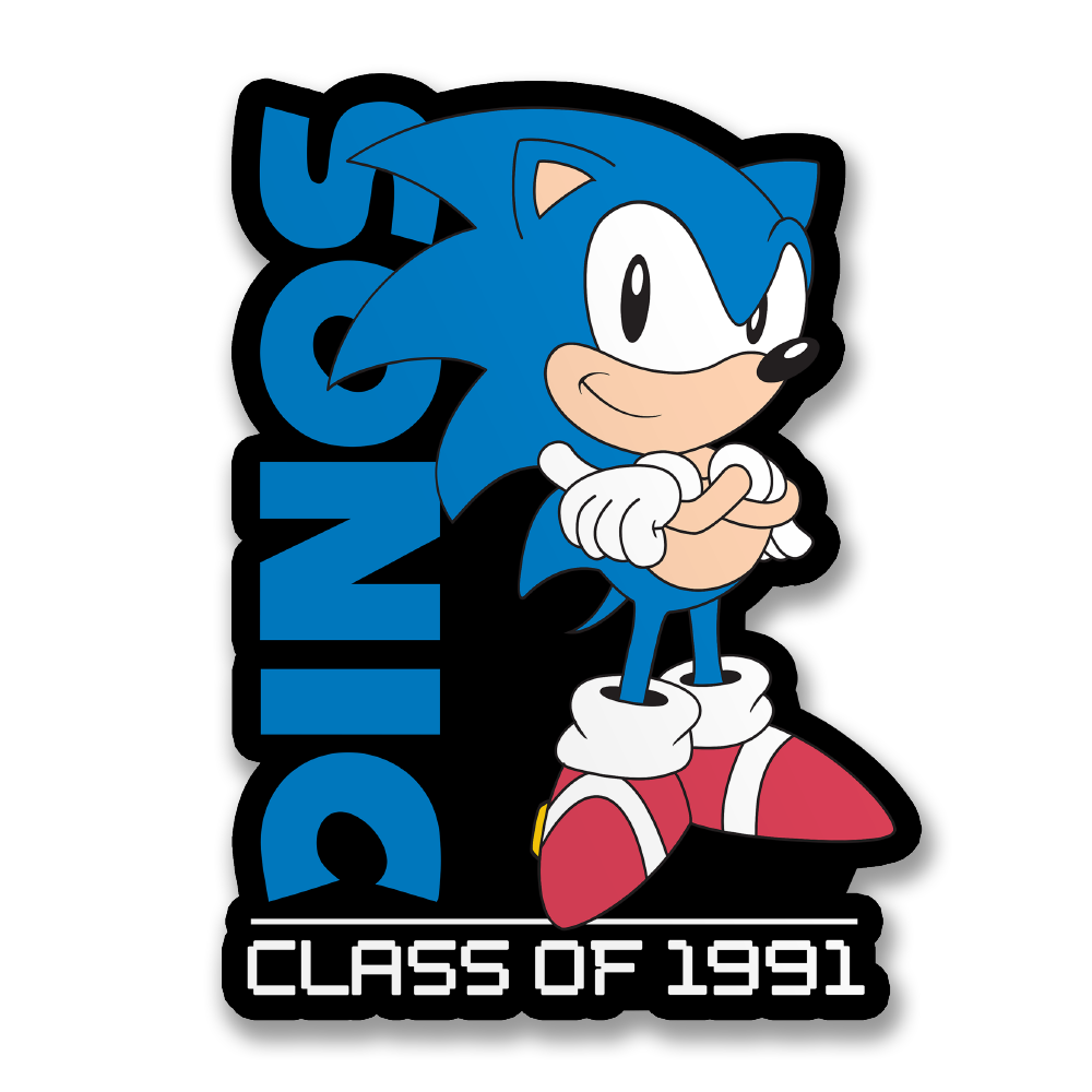 Sonic The Hedgehog - Class of 1991 Sticker