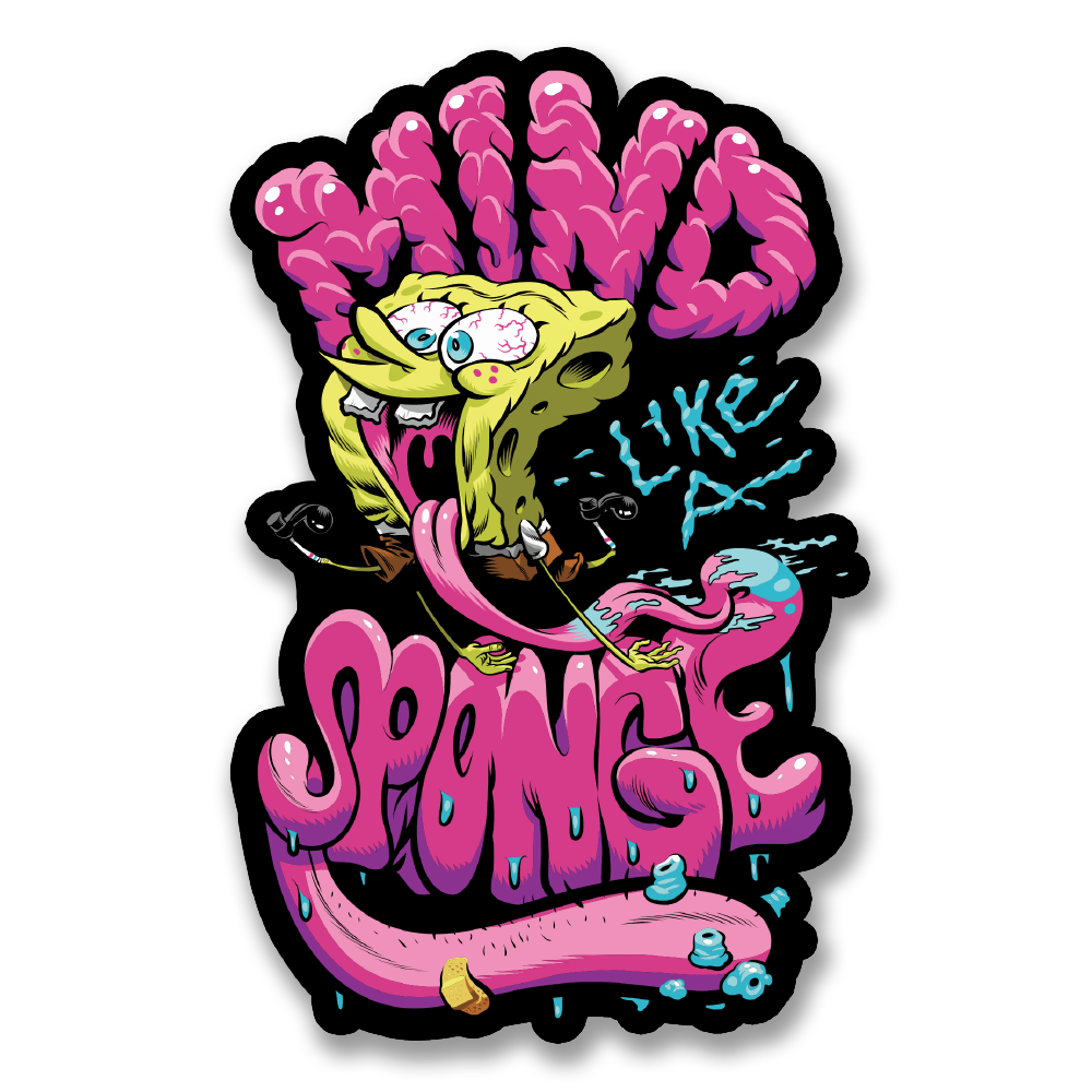 Mind Sponge Sticker