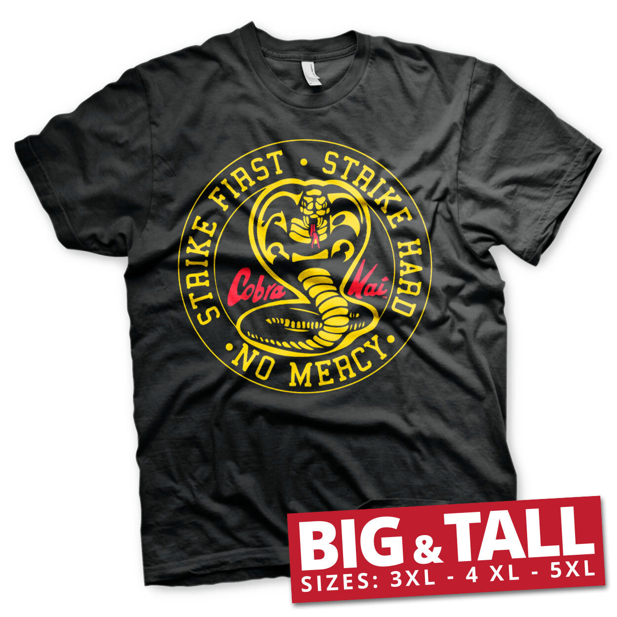 Cobra Kai Round Patch Big & Tall T-Shirt