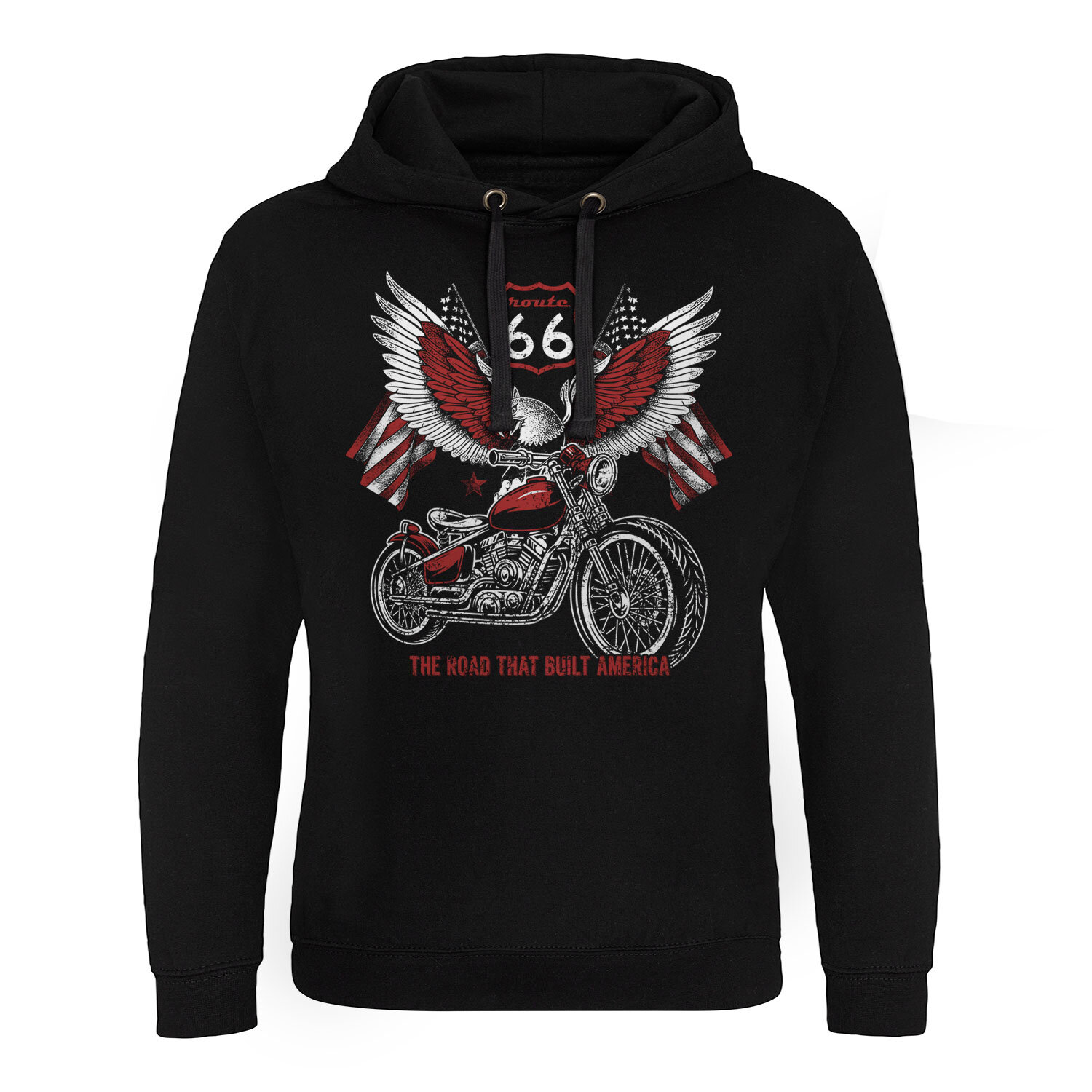 Route 66 - American Eagle Bike Epic Hoodie