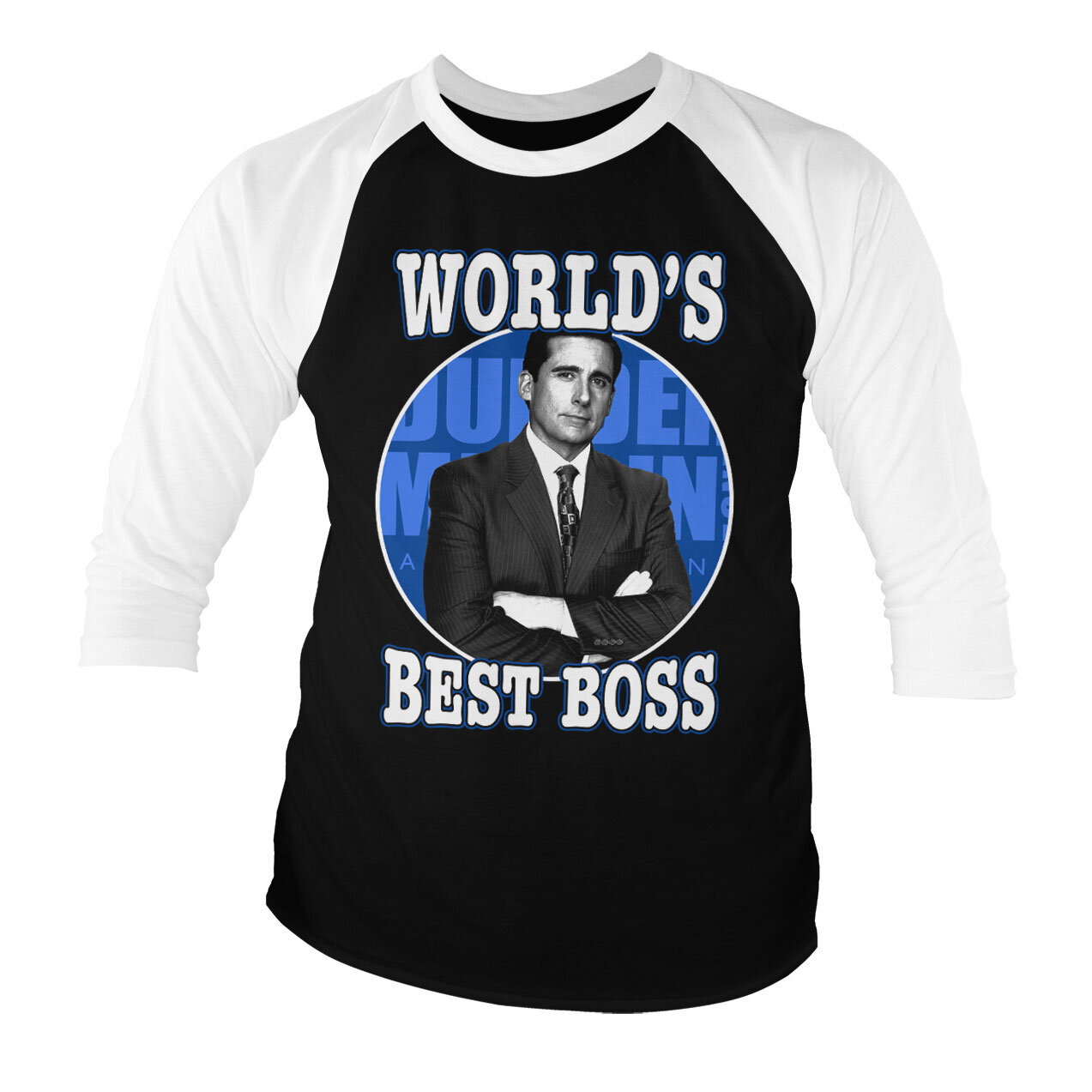 World's Best Boss Baseball 3/4 Sleeve Tee