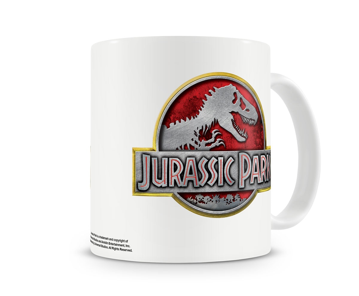Jurassic Park Metallic Logo Coffee Mug