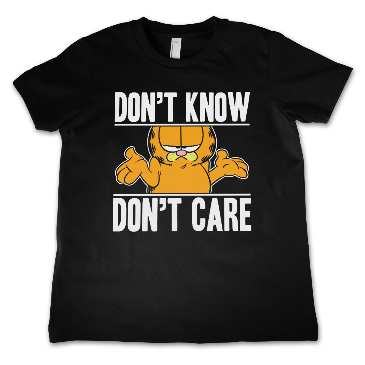 Garfield Don't Know - Don't Care Kids T-Shirt