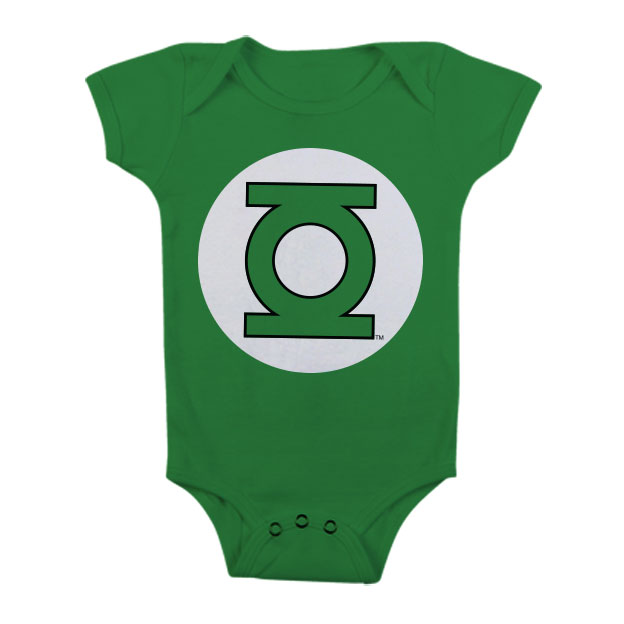 Green Lantern Logo Baby Body
