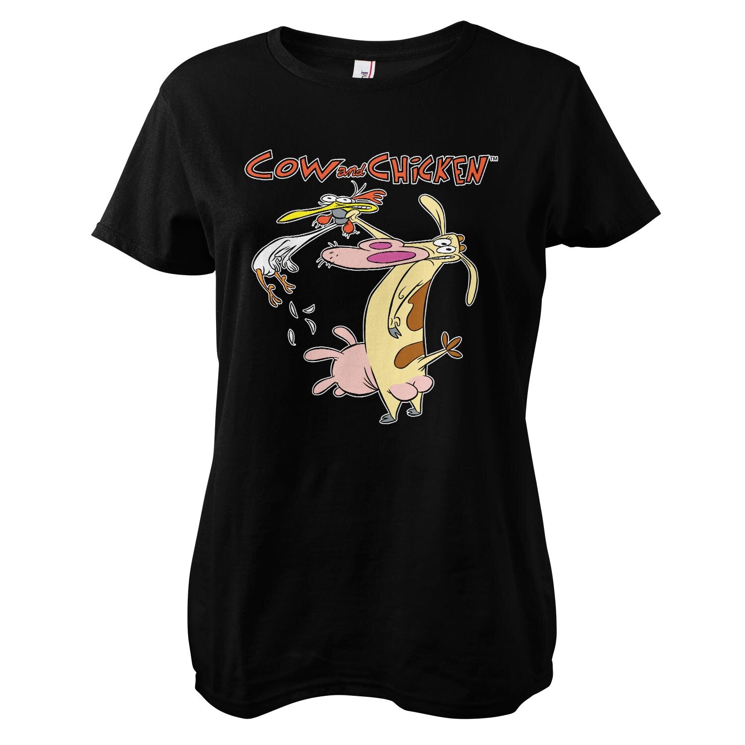 Cow and Chicken Girly Tee