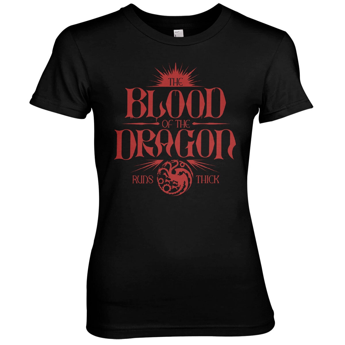 Blood Of The Dragon Runs Thick Girly Tee