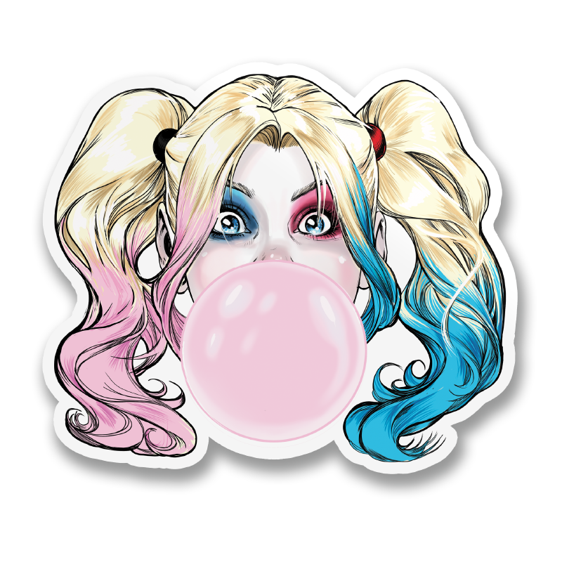 Harley Quinn GUM Sticker