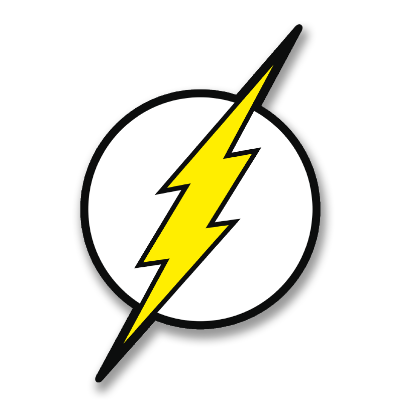 The Flash Logo Sticker