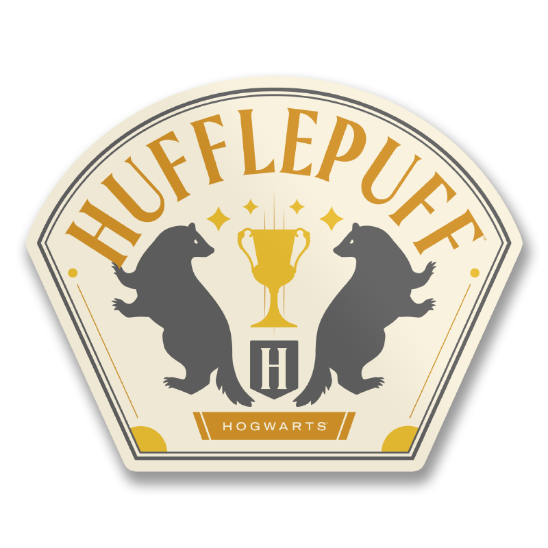 Hufflepuff Label Sticker