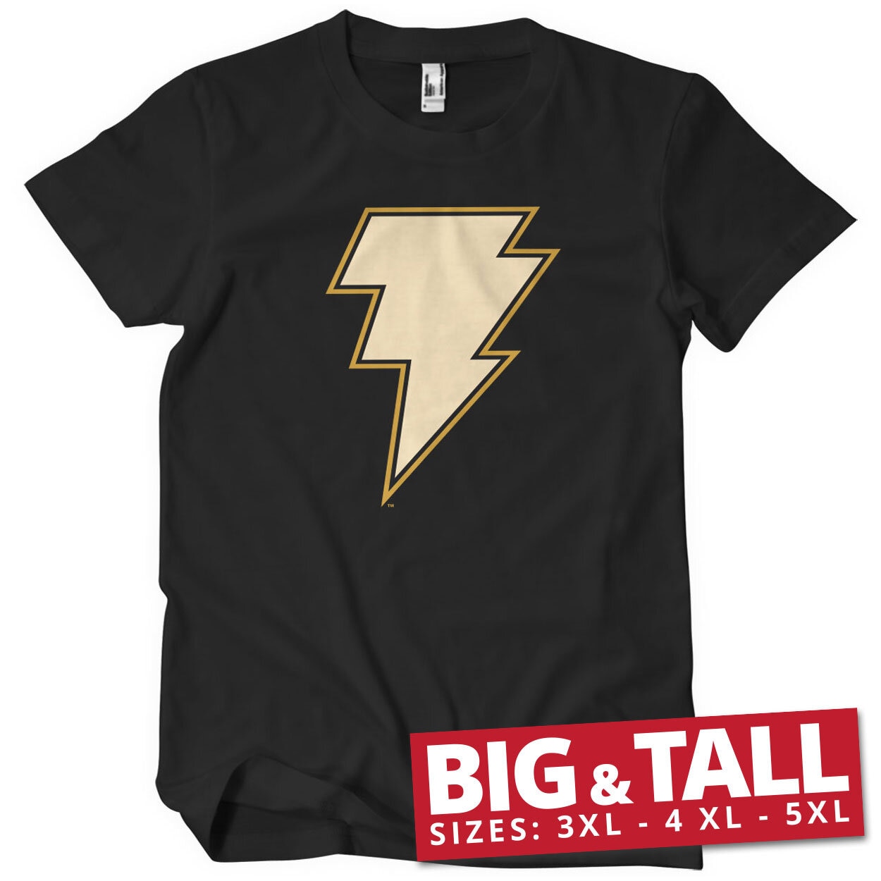 Black Adam - Lightning Logo Big & Tall T-Shirt