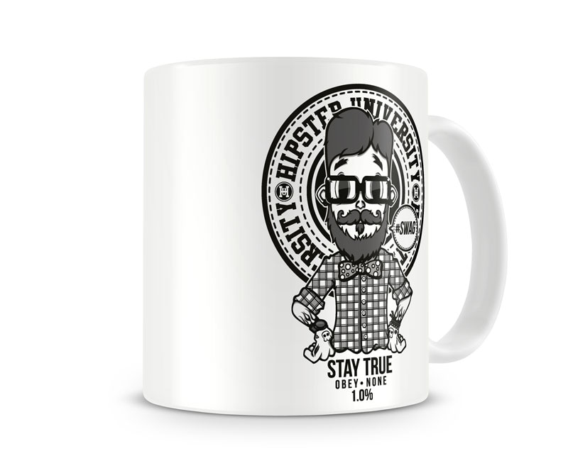 Hipster University Coffee Mug